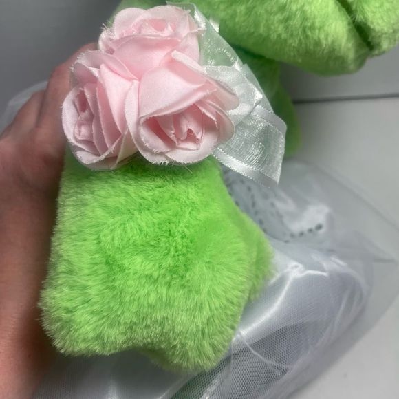 NWOT Build a Bear Spring Green Frog with Princess Outfit PRICE VERY FIRM - Picture 16 of 16